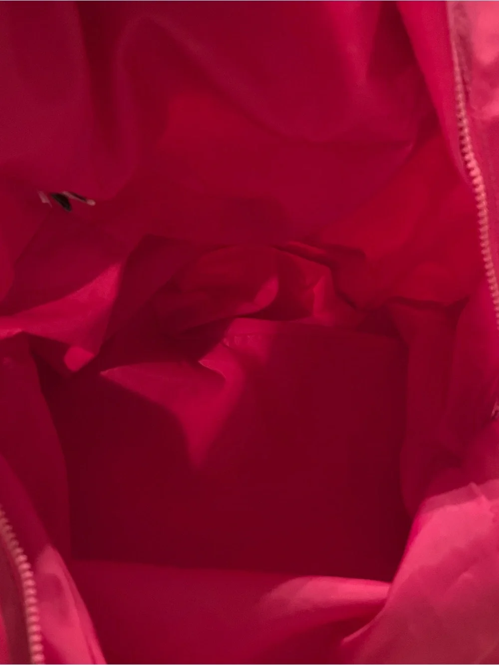 kate spade Bright Magenta Packable Nylon Backpack with Front Pocket
